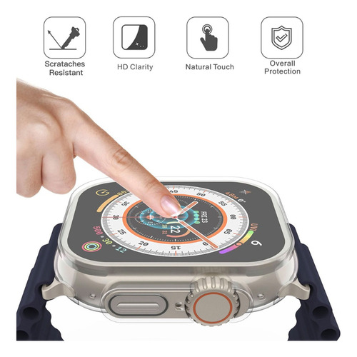 Capinha Transparente Capa Compatível Com Apple Watch Ultra 2