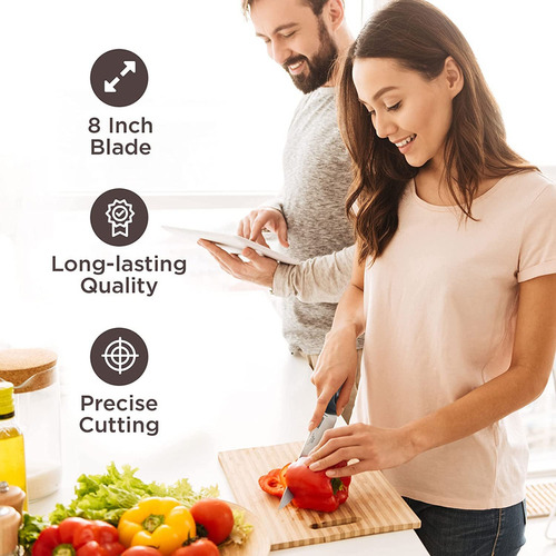Mueller Cuchillo De Chef Profesional, Cuchillo De Cocina Afi