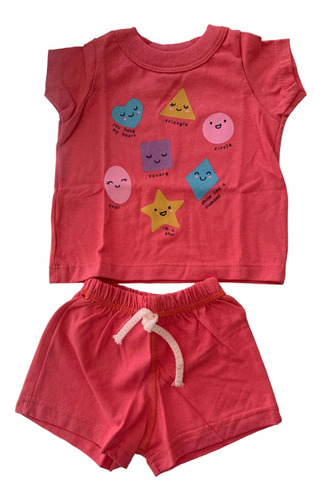 Conjunto Nena Co Carters Remera Y Short Bebe