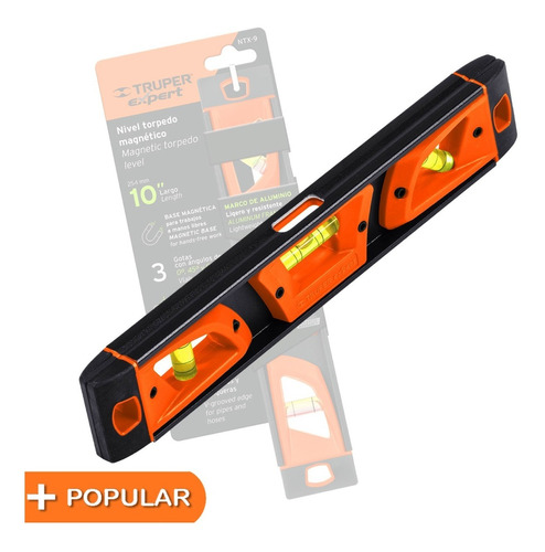 Nivel Torpedo Magnetico 9' Iman Truper 17054