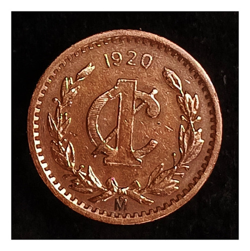 México 1 Centavo 1920 Mb Km 415 Escaso