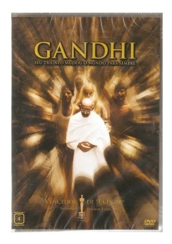 Dvd Gandhi - Seu Triunfo Mudou O Mundo Para Sempre - Lacrado