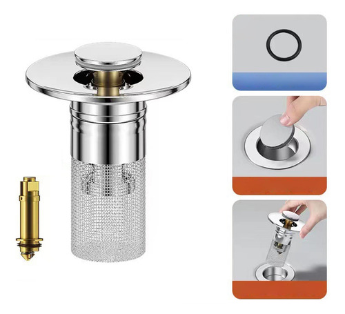 2 Tapón Para Fregadero De Cocina Y Baño, Tapón Para