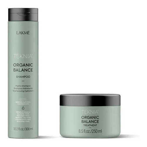 Shampoo Y Tratamiento Hidratacion Organic Balance Lakme