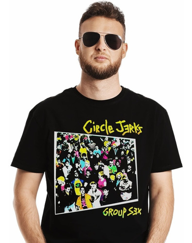 Polera Circle Jerks Group Sex Punk Impresión Directa