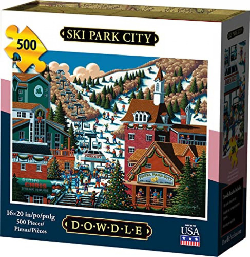 Rompecabezas Dowdle - Ski Park City - 500 Piezas