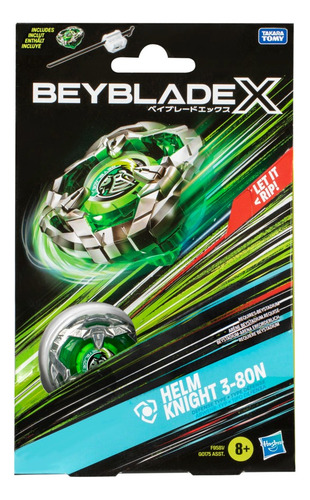 Yelmo De Caballero Y Lanzador Beyblade Xtreme - Hasbro F9581 Caballero Del Casco