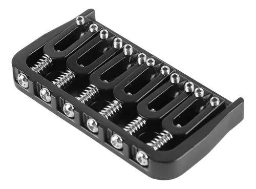Para Puente De Guitarra Eléctrica Negro Fijo De Metal