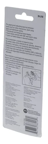 Calibrador De Bujías Y Válvulas Go-no-go Stanley 78-218