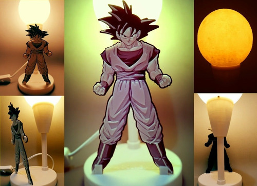 Lampara Dragon Ball- Arte Plastico