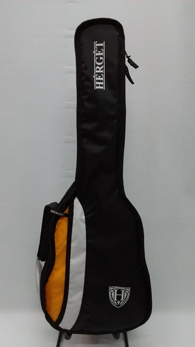 Funda Ukelele Tenor Herget 008-ut Naranja Negro Acolchada 