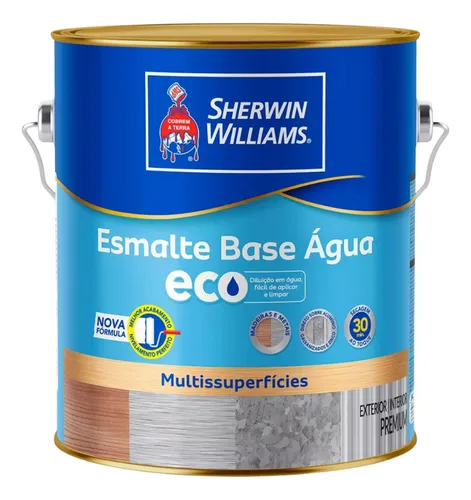 comprar Tinta Esmalte Brilhante Base Água - Branco 3,6 L