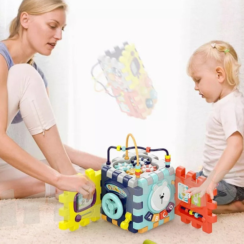 Mesa Didactica Multifuncion +cubo Didactico 6 De Funciones