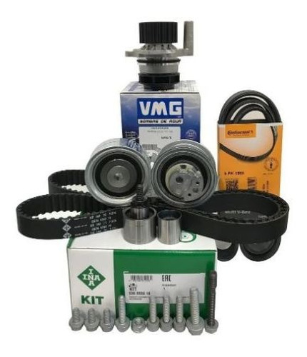 Kit Distribucion Ina + Bomba Agua + Poliv Amarok 2.0 Tdi 10+