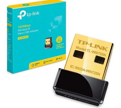 Adaptador Usb Red Wifi Tp-link Tl-wn725n Micro 150mb