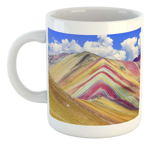 Taza Ceramica Paisaje Montaña Cerro 7 14 Colores