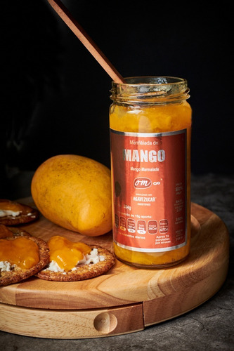 Caja De Mermelada De Mango Con Agavezucar 280g Om8