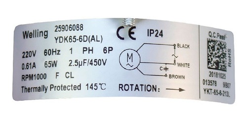 Motor Cond Midea Liva E Maxflex 18 A 30 Btus 25906088
