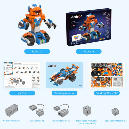 Robot 12 En 1 Programable App Stem Para Niños