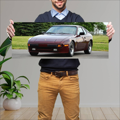 Cuadro 30x80cm Auto 1982 Porsche 944 Us Auto 155