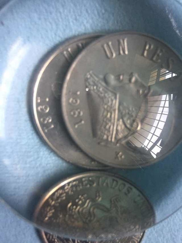 Moneda Un Peso Morelos 1981 Niquel 8 Abierto Excelente Pieza