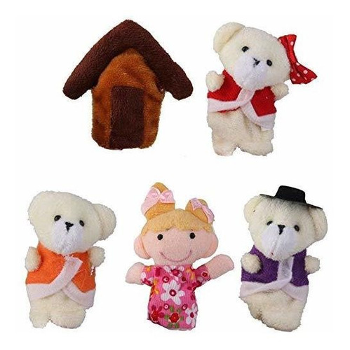 Titere - Ovbbess Lot Of 5 Pcs Finger Puppets Fairytale Fairy
