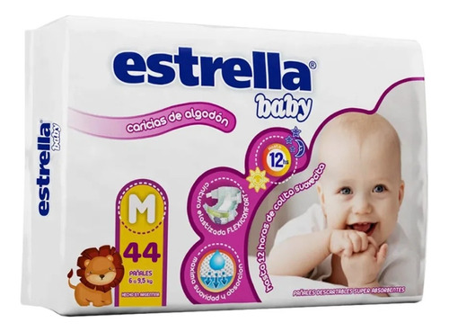 Estrella Baby M X 2 Hiperpack (96 Pañales) Farmaservis