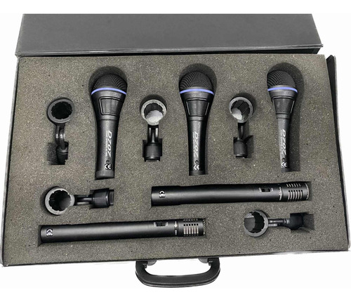 Kit Microfone De Bateria Yoga D 707 Novo Original Mostruario
