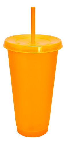 Vaso Fiesta Con Popote Y Tapa
