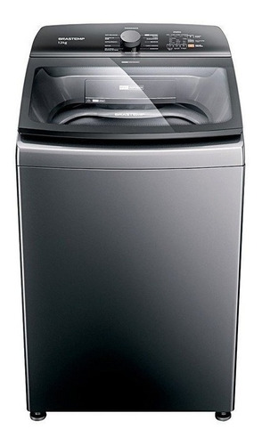 Imagem 1 de 5 de Máquina de lavar automática Brastemp BWK12A titânio 12kg 220 V