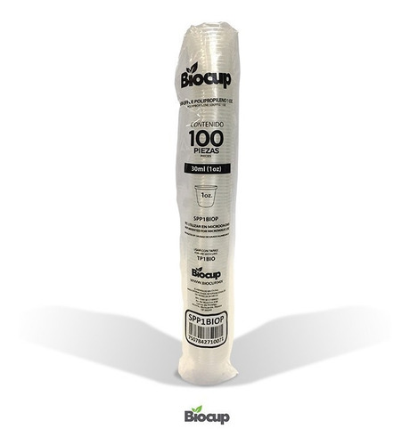 Souffle Polipropileno 1 Oz Biocup C/2000 Pzas