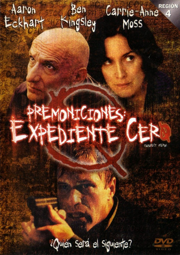 Premoniciones Expediente 0 ( Aaron Eckhart ) Dvd Original