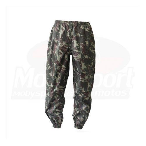 Imagem 1 de 2 de Calça Capa Chuva Passo Bom Pb Camuflada