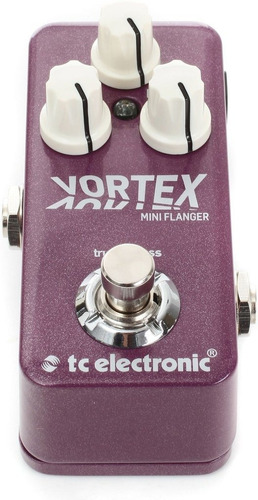 Pedal Tc Electronic Flanger Vortex Mini 2 Anos De Cor Roxo