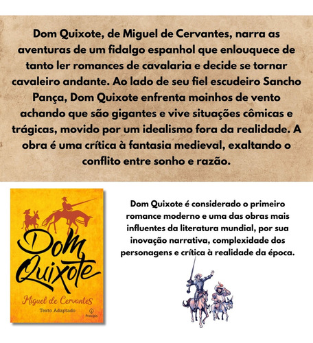 Dom Quixote De Miguel De Cervantes Uma Leitura Indispensável Para Todos Os Tempos