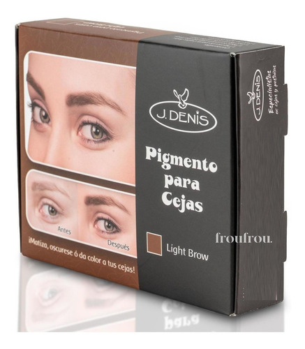 Kit Pigmento Para Cejas Profesional Light Brown 