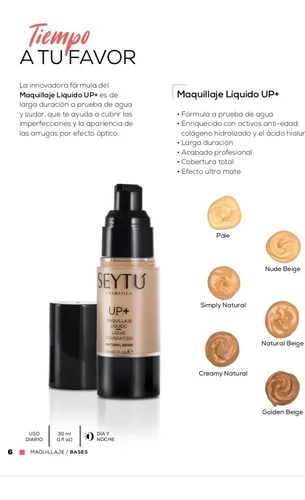 Maquillaje Líquido Up + Seytu A Prueba De Agua Maquillaje Líquido Up + Seytu A Prueba De Agua