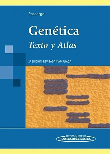 Genética, De Passarge, Eberhard. Editorial Médica Panamericana, Tapa Blanda En Español