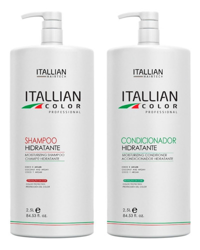 Kit Shampoo E Condicionador Itallian Collor Galao 2,5 Litro