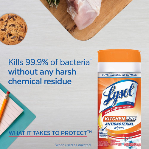 Lysol Kitchen Pro Antibacterial Cleaner Trigger, Naranja, 22