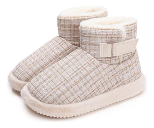 Women Winter Boots Slippers Home Warm Fleece Booties