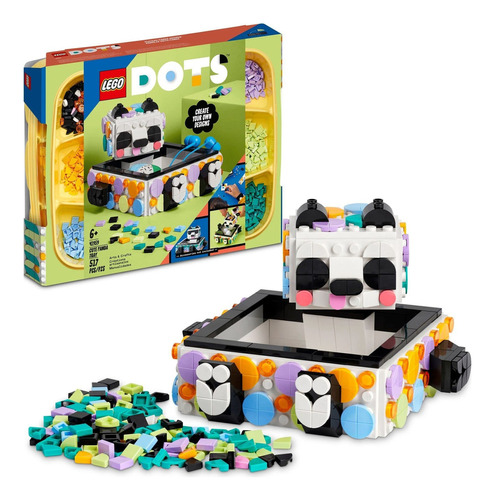Producto Generico - Lego Dots Cute Panda Tray  - Juego De J.