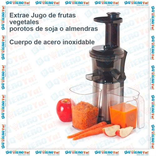 Juguera Peabody Masticadora Slow Juicer Extractor Jugos Sj10