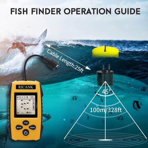 Buscador De Peces Portátil Fish Finder Modelo 2023