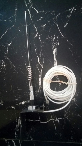 Antena Radio Motorola 800 Mhz Trunking Con Base Y Cable 6 Mt (Usado)