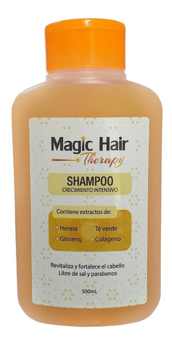 Shampoo Extractos Naturales Cabello Crecer Magic Hair