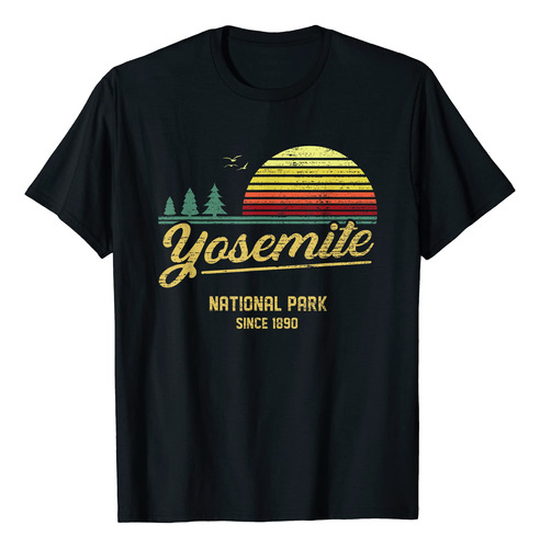 Yosemite 1890 Est Parque Nacional Vintage Camiseta De Campin