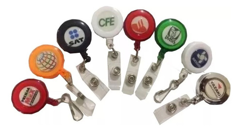 25 Pz Yoyo Porta Credencial/gafete Personalizado Gota Resina