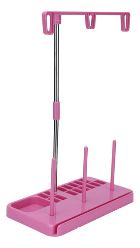 Soporte Para Bobinas De Hilo De Plástico Rosa Para Uso Domés