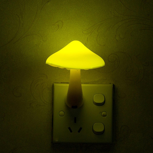 Lámpara Enchufable De Luz Nocturna De Setas Para Adultos Y
